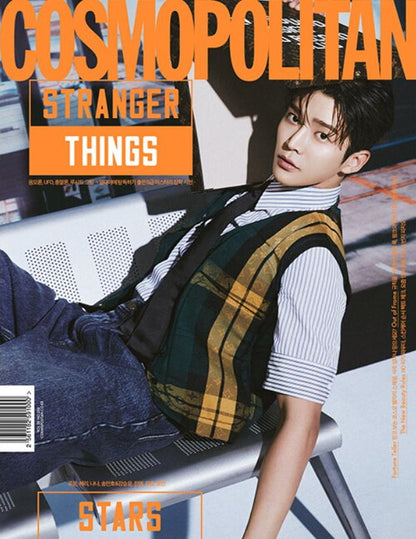 COSMOPOLITAN KOREA 2021.08 (STRANGER THINGS) - SF9 ROWOON COVER