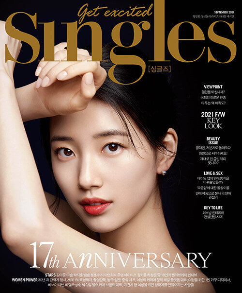 SINGLES 2021.09 (17TH ANNIVERSARY) - SUZY & JANG KIYONG COVER