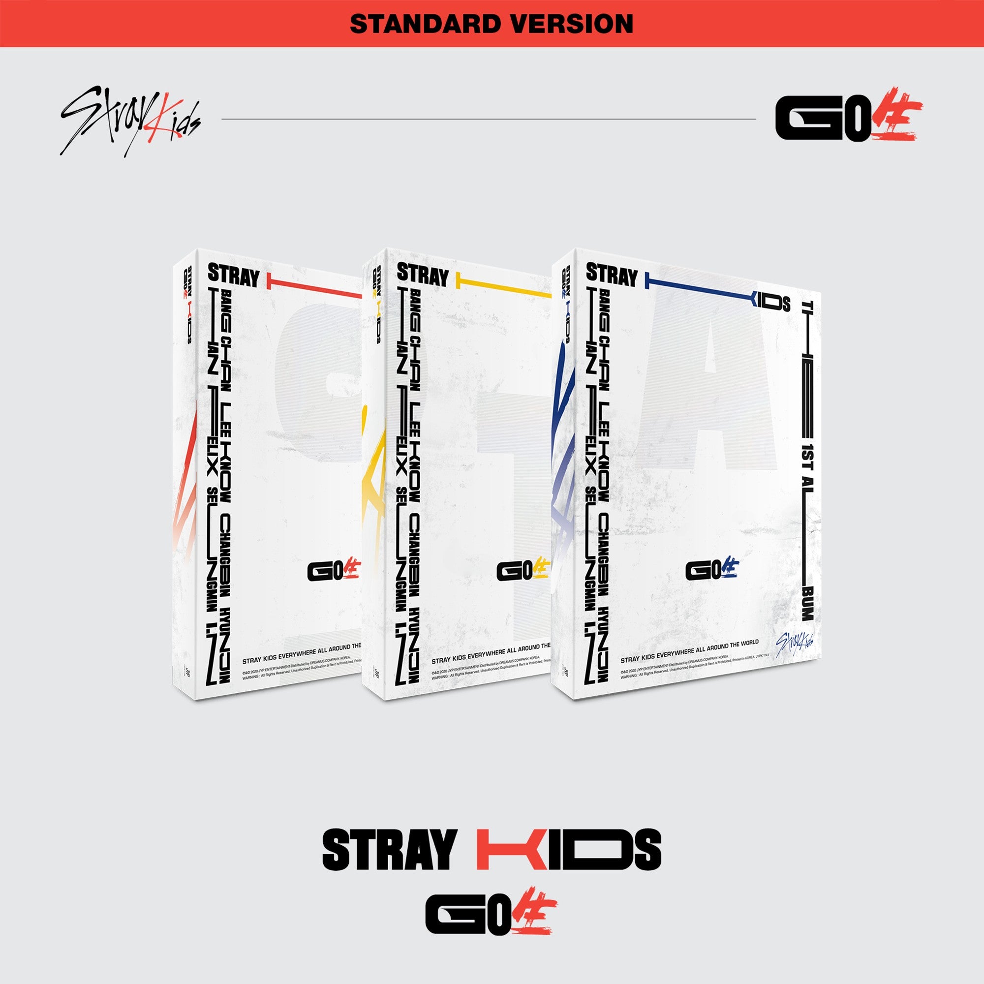 STRAY KIDS 1ST ALBUM - GO生 (STANDARD VERSION)