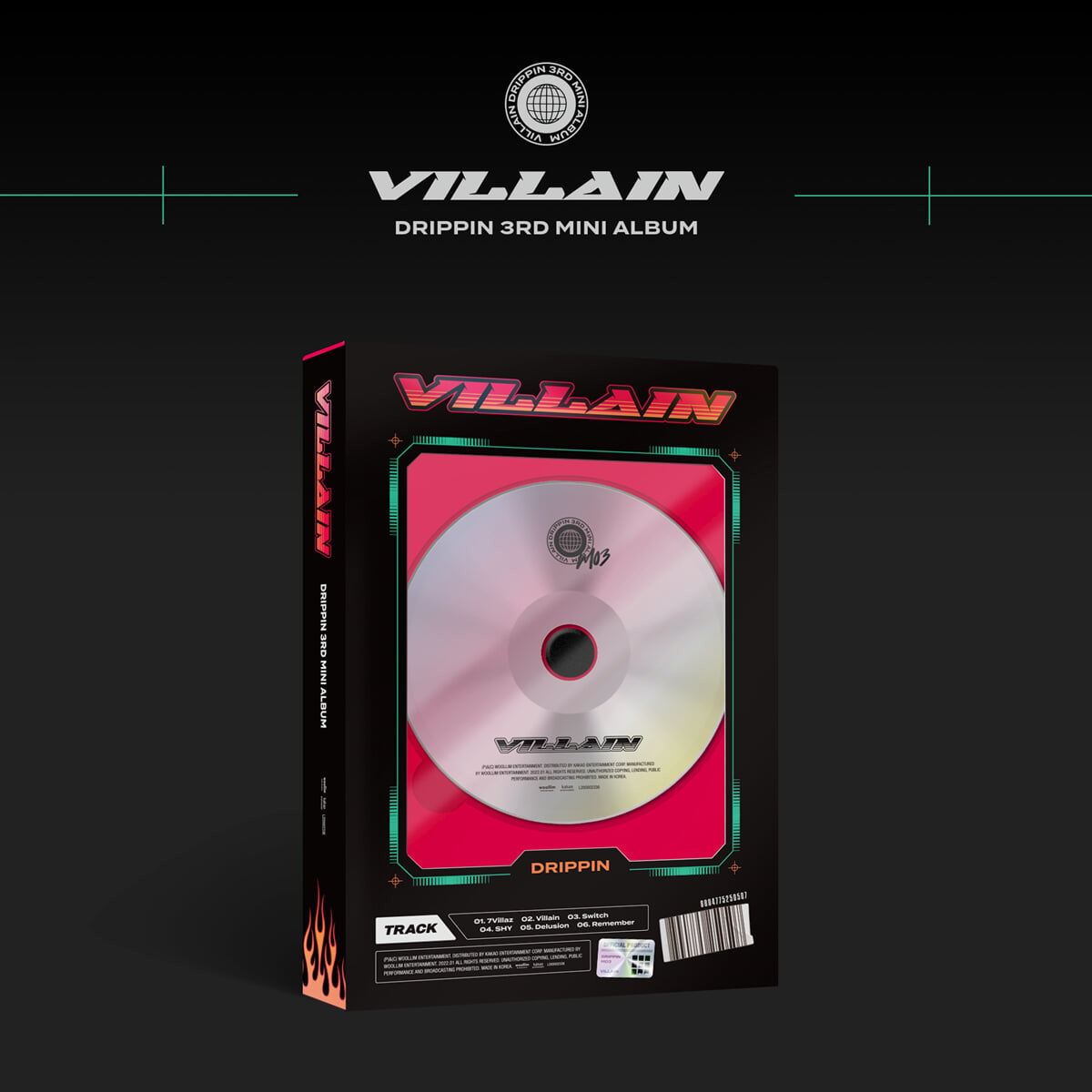 DRIPPIN 3RD MINI ALBUM - VILLAIN