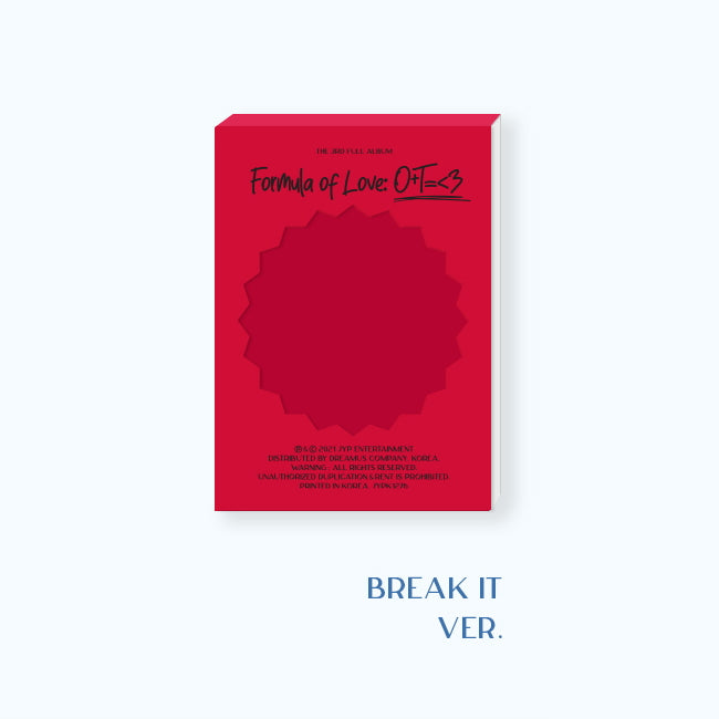 TWICE 3RD FULL ALBUM - FORMULA OF LOVE: O+T=<3