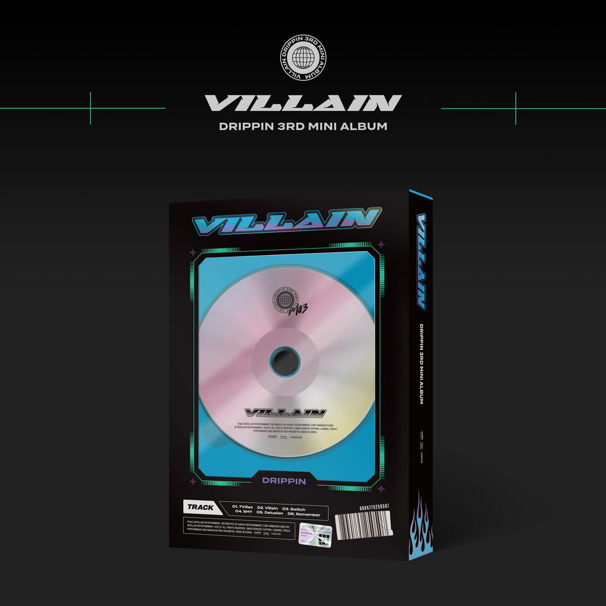 DRIPPIN 3RD MINI ALBUM - VILLAIN