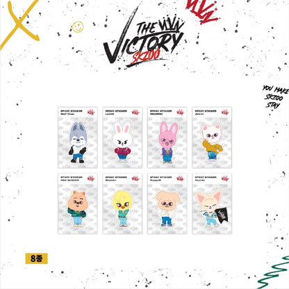 STRAY KIDS X SKZOO 'THE VICTORY' SKZOO MD - 11. EPOXY STICKER