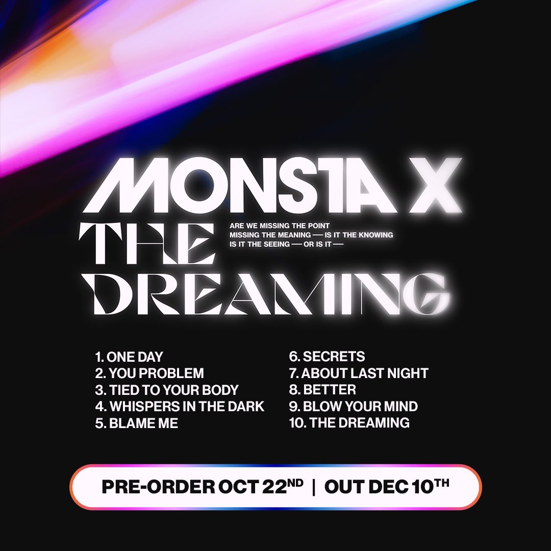 MONSTA X - THE DREAMING